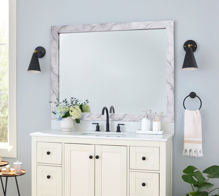 Carrara Classic White Marble Frame
