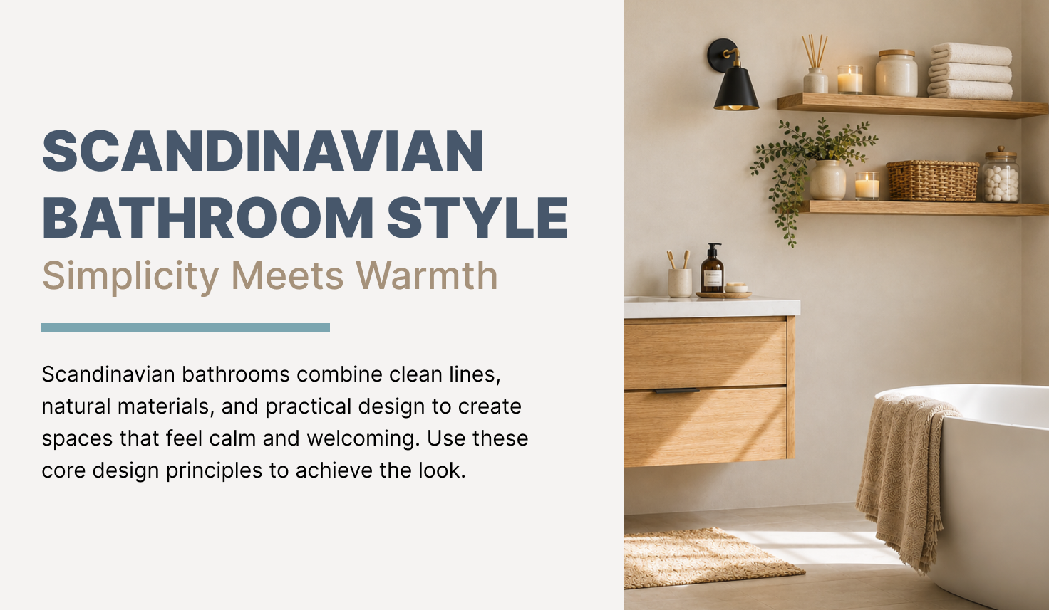 Scandinavian Bathroom Style Ideas Cover