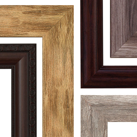 Wood Tones Mirror Frames