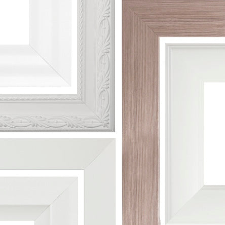 White Mirror Frames