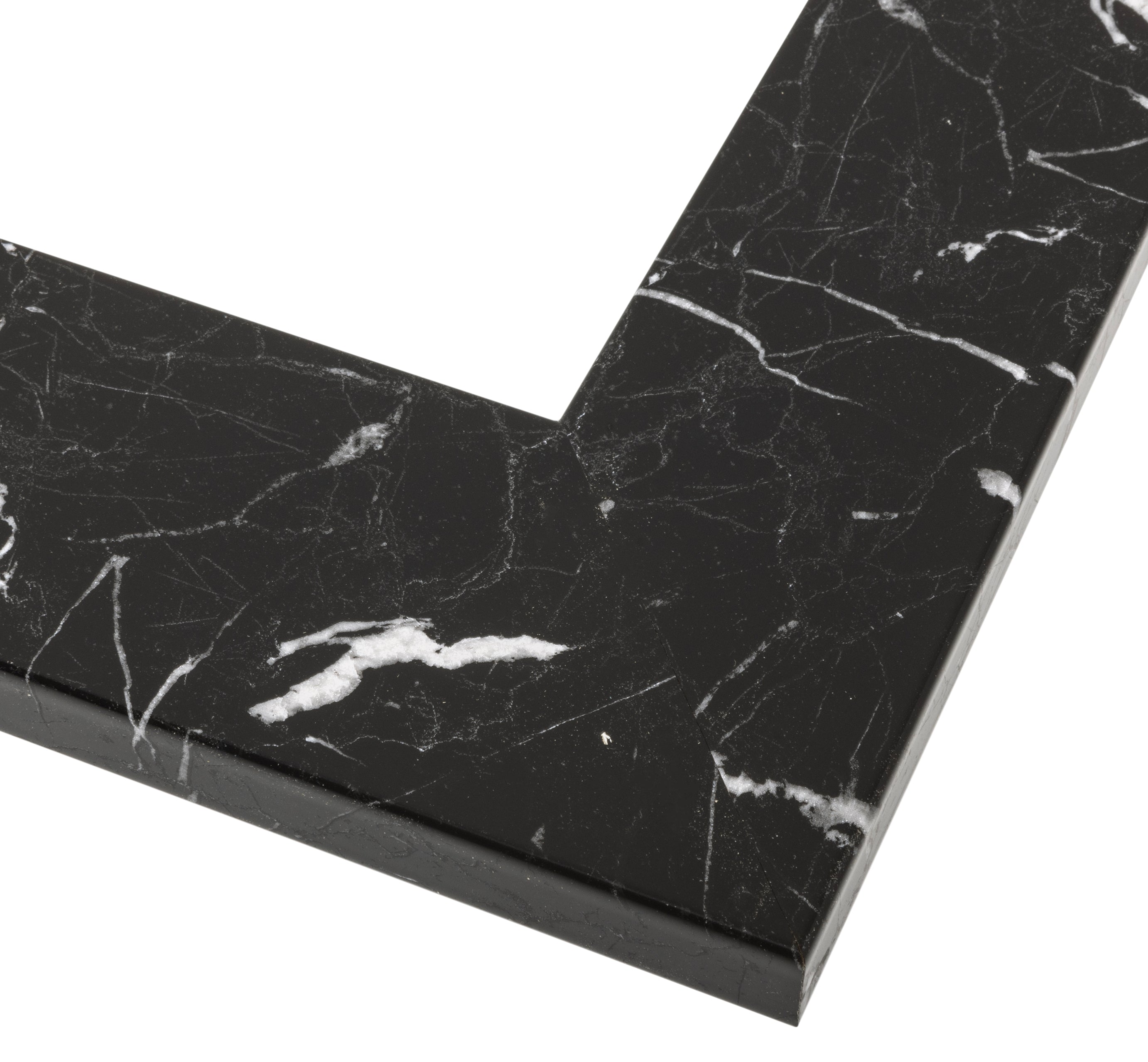 Carrara Midnight Black Marble Frame