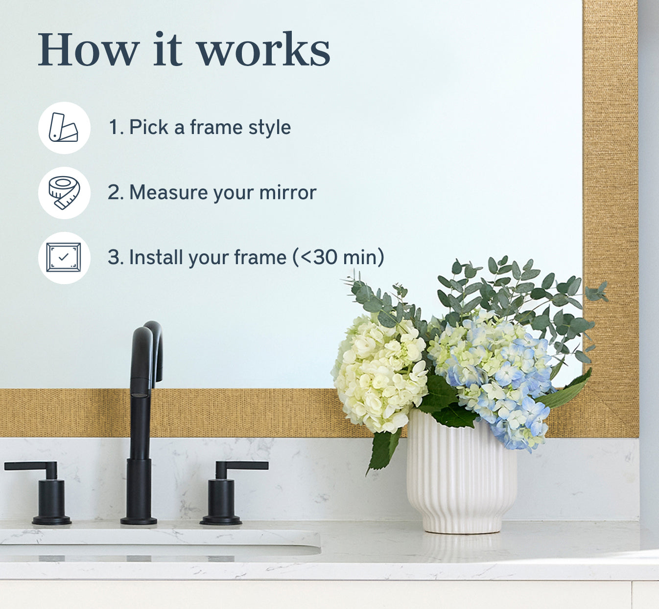 Highline Woven Gold Slim Frame