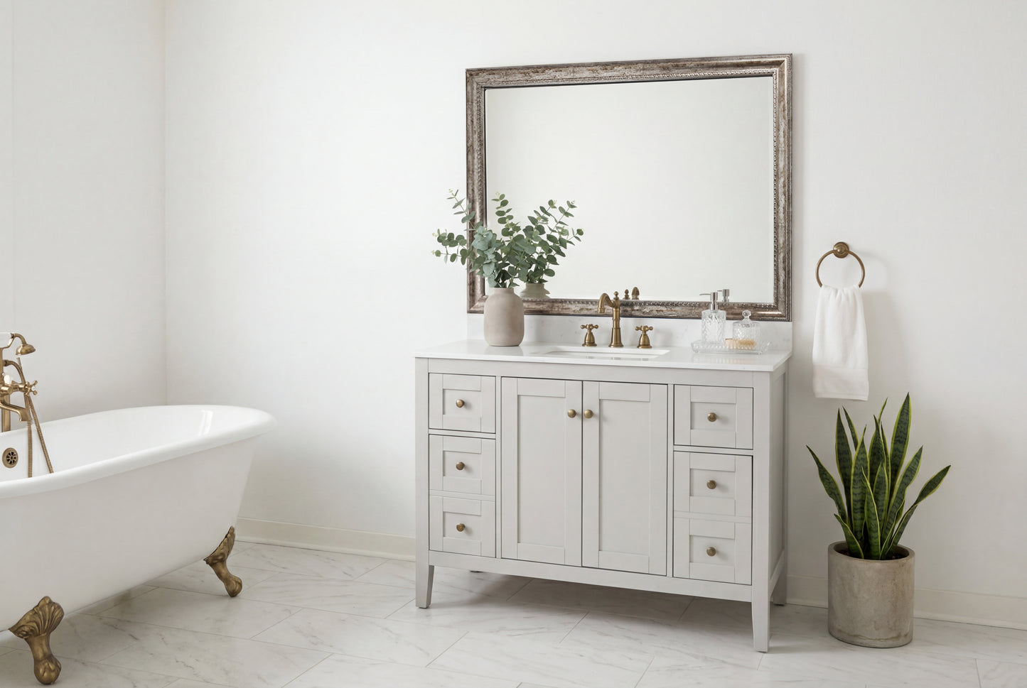 Sample Grandezza Aged Silver