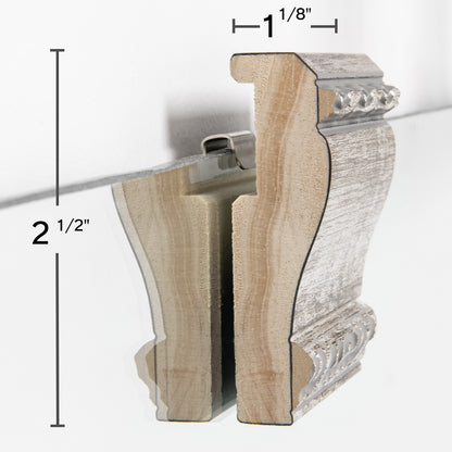 Grandezza Aged Silver Frame