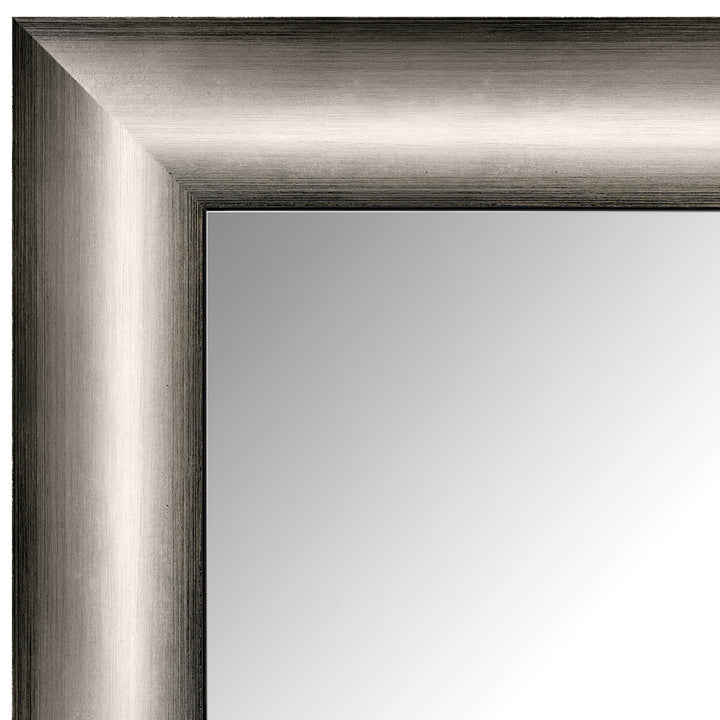 Perrin Silver & Black Framed Mirror